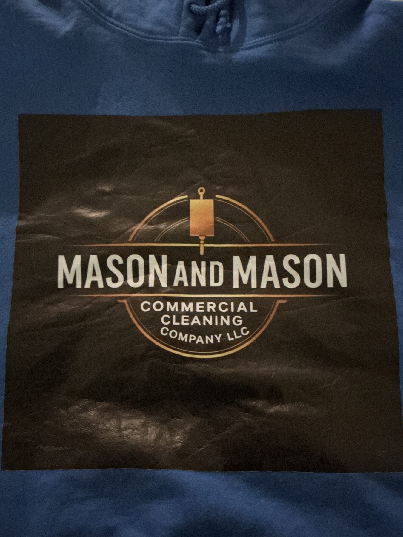 Full photographed Mason and Mason Commercial Cleaning Company LLC logo source image
